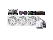 PCCOOLER CPS DS360 WH AIO CPU Liquid Cooler, Dual Chamber Pump, ARGB LEDs &
