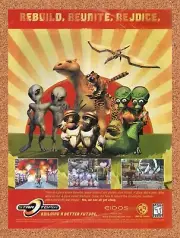 Startopia PC Original 2002 Ad Authentic Eidos SIM Video Game Promo