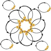Baseball Bracelet Set 20pcs Braided String Bracelets for Sports Adjustable Wrist Chain for Sports Lovers