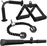 Cable Machine Attachment Set LAT Pulldown Attachments Weight Machine Accessor
