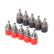 10Pcs 4mm Banana Female Binding Post Panel Mount Test Socket Connector