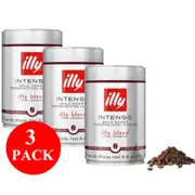 3 x illy Intenso Coffee Beans 250g