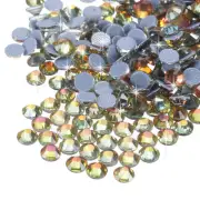 2880 Pcs Hotfix Rhinestones Flatback Crystal Glass Gems SS10 2.9mm,Clear Green