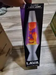 Classic 14.5-Inch Lava Lamp Yellow/purple