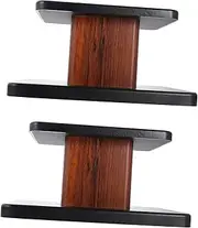 1Pair Practical Floor Standing Speaker Stand for Use Assorted Color Durable Design for Home Ktv Sound Enhancement Space Saving Bookshelf