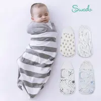 在飛比找momo購物網優惠-【Swado】靜音好眠包巾睡袋-有機棉童話款(嬰兒舒眠包巾 