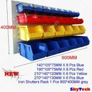 28 Storage Bin Wall-Mounted Rack Tools Garage Shelving Organiser Lourve Panel Z
