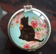 Cat jewellery / pill box - cat lover collectable