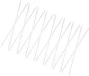 FUNNETOYU Metal Hanging File Bars 20pcs File Folder Hooks Office Receipt Holder Desk Organizer Quick Access