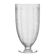 [Florabelle Living] Leaf Cut Hurricane Large Clear