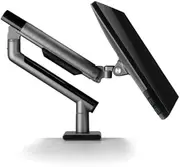 POUT E12 Ultrawide Monitor Arm Mount Stand for Desk- Adjustable Full Motion Tilt/Swivel/Rotate 4-22lbs Capacity 75x75mm 100x100mm VESA 17"-32" Display - Extends 19" Forward & 17" High (Grey/Black)