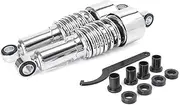 TDR 265mm Chrome Rear Shock Absorber Suspension For Suzuki Harley Davidson Sportster 883 1200