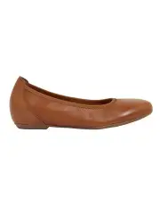[Easy Steps] Pamper Mid Brown Glove Flat Shoes
