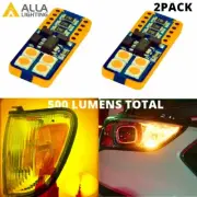 LED Front Side Marker Parking Corner Lights Bulbs Pair for 97-00 Tacoma Pickup (for: Toyota)