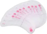9Pcs/Set Eyebrow Shaper, Soft Durable Eyebrow Template, Natural for Woman Make Up