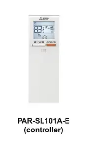Mitsubishi Electric PAR-SL101A-E Wireless Remote Controller