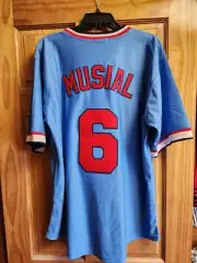 Stan Musial Mitchell & Ness Jersey St. Louis Cardinals Size 54 NWT