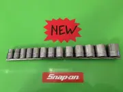 snap-on tools 1/2" drive socket set sae shallow chrome 6 point standard NEW