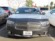 Colgan Front End Mask Bra 2pc. Fits Dodge Charger R/T, SE, SXT 2012-2014 W/O Lic