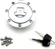 Ignition Switch for CB400 SF 1992-1998 CB-1 for VFR 400 Motorcycle Ignition Switch Lock Moto Fuel Tank Gas Cap Keys Seat Lock Set Motorcycle Ignition Switch Lock(Tank Cap Lock)