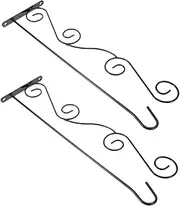 Levemolo 2Pcs Wall Mounted Flag Rack Durable Outdoor Flag Holder for Garden Sturdy Banner Pole Display for Seasonal Decorations