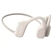 Coowoo OPEN EAR Bone-X1 Bone Conduction Earphone, Bluetooth 5.2, 7-Hour Playtime for Sports - Beige