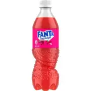 Fanta Raspberry Zero Sugar Soft Drink Bottle 600ml