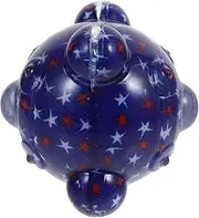 WOONEKY Durable Cat Chewing Ball Sturdy TPR Material Chew Balls for Indoor Play for Teeth Grinding and Squeaky Fun for Active Kittens and Cats