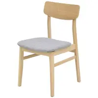 在飛比找樂天市場購物網優惠-◆木質餐椅 FILLN3 LBR/GY 45 NITORI宜