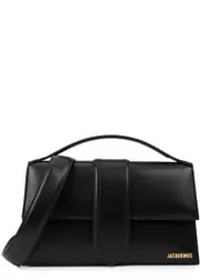 Jacquemus Le Bambinou Leather Top Handle Bag, top Handle Bag, Black One Size