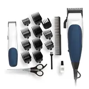 Homecut Combo Hair Clipper And Bonus Battery Beard Trimmer 19pc Home Cut Kit