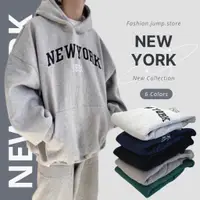 在飛比找蝦皮商城精選優惠-【FJstore】韓國 立體刺繡 NEW YORK 帽T 刷
