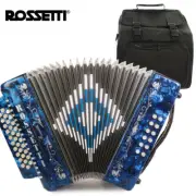 Rossetti 3112 GCF Sol 31 Button 12 Bass Diatonic Accordion BLUE + Padded Gig Bag