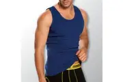 Mens Tradie 3 Pack Sizes S-2XL Pure Cotton Tank Singlets Navy Blue Work, Leisure Wear