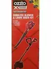 2 Piece Ozito 18V PowerXChange Cordless Blower & Lawn Edger + Battery Combo Kit