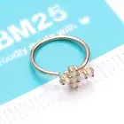 14 Karat White Gold Brilliant Fire Opal Cross Bendable Hoop Ring