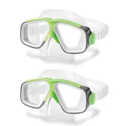 2x Intex Aqua Flow Sport Surf Rider Mask Swimming Snorkel Goggles Kids 8y+ Asst.