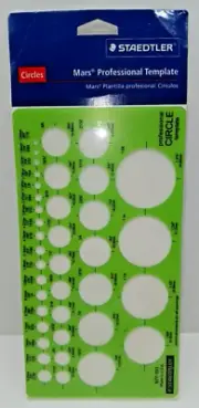 Staedtler Mars Circle Template 977 101 39 Circles in Original Package