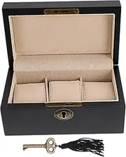 Yardenfun Elegant Watch Storage Box Jewelry Packing Case for Watches Stylish Display Container for Home Travel Use Durable and Practical Design