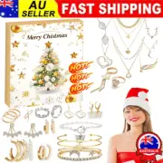 Christmas Advent CalendVN Jewelry 2024 For Girls 24 Days Xmas Countdown Calendar