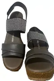 Taking Shape Positano Wedge Shoe Leather Sz 42 11 New In Box Rrp $180