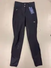 Premier Equine "Carapello" Navy Full Seat Breeches w Silicone Seat. Size 22