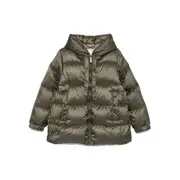 [Max Mara The Cube] Max Mara The Cube Hooded Puffer Jacket 34 IT GREEN