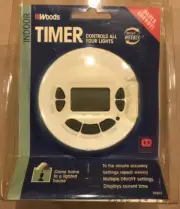 Indoor Lighting Security Digital Programmable Timer, Woods Ind 59203