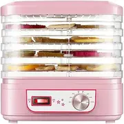 Food Dehydrator Machine, Mini Fruit Dryer, Electric Multi-Tier Food Preserver, Adjustable Thermostat Dehydration Machine, Snacks Air Dryer for Home Use Food, for Food and Jerky Fruits Herbs Veggies