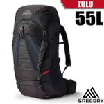 【GREGORY】專業健行登山背包 ZULU 55(55L_FREEFLOAT背負系統)適自助旅行_火山黑_145293