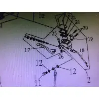 在飛比找蝦皮購物優惠-PGO摩特動力 BON BON125前碟 右拉桿 碟煞專用