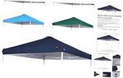 Replacement Top with Air Vent for 12x12 Canopy Frame, Canopy Cover ONLY, Navy