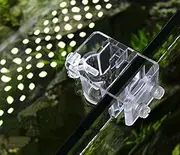 2-Pack Aquarium Lily Pipe Acrylic Fixture for Fix 13mm 17mm Inflow Outflow Tube