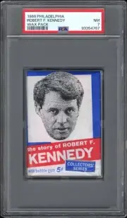 1968 Philadelphia ROBERT F. KENNEDY Sealed Unopened Wax Pack, Graded PSA 7